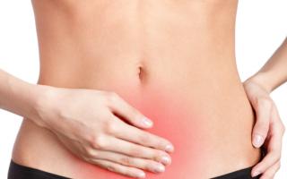 Pain in the lower abdomen and kidneys
