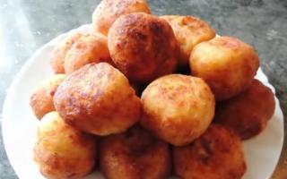 Картофельные шарики: рецепты с фото