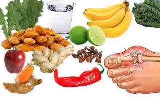 Diet for high uric acid: what not to eat if you have gout